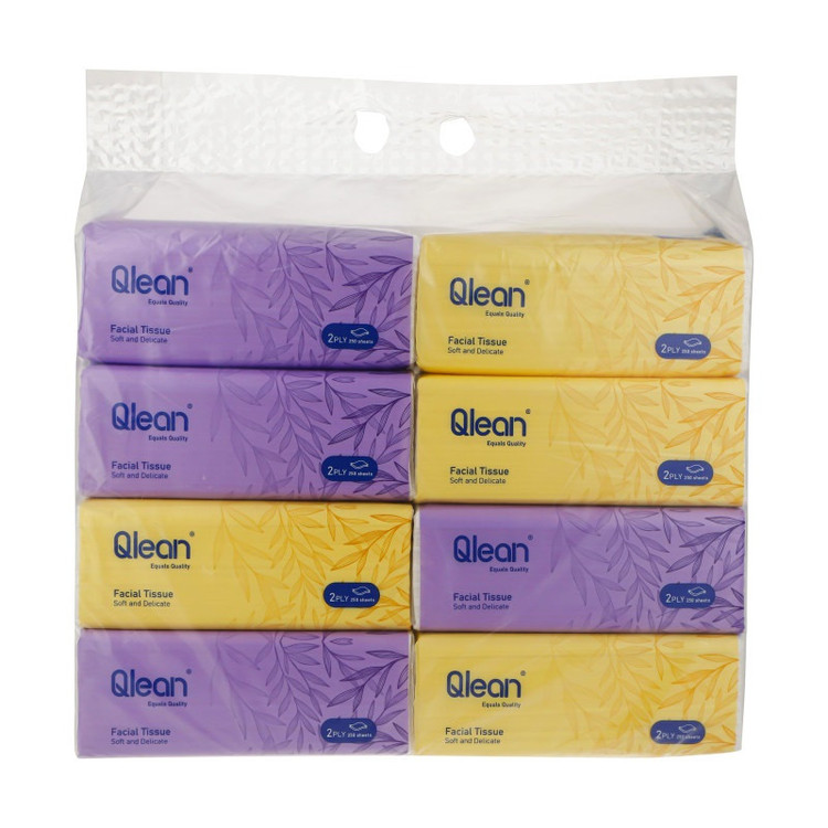 دستمال کاغذی پونصد برگ کیولین بسته هشت تایی