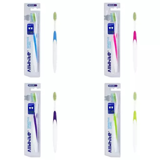 آل وایت - مسواک سنسیتیو کلینیک مدیوم قابدار