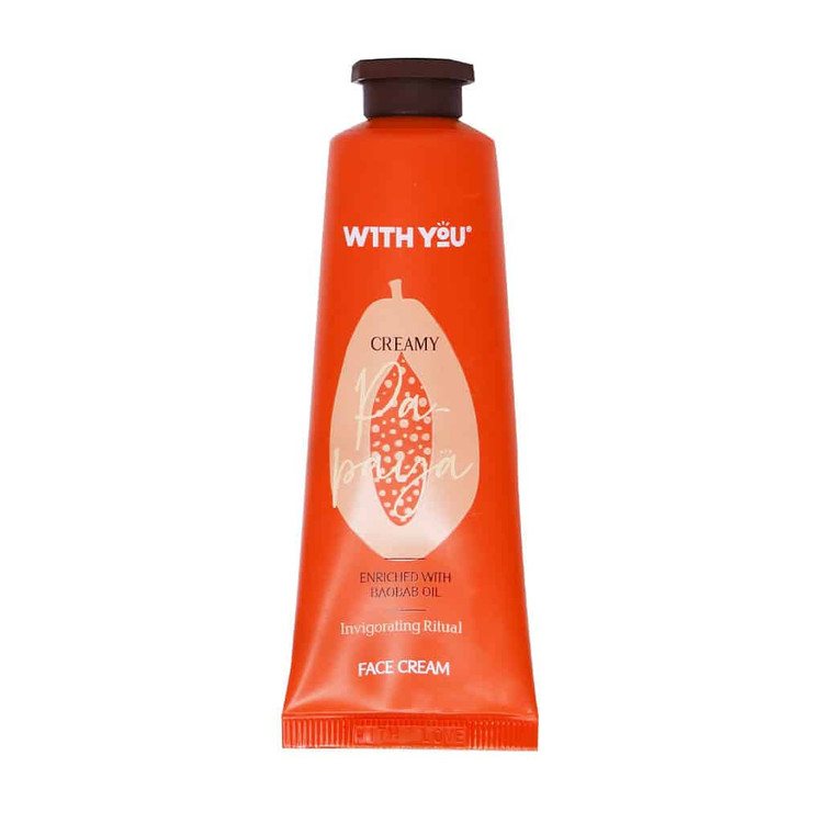 ویت یو - کرم صورت طبیعی-عصاره پاپایا و روغن بائوباب 50 میل