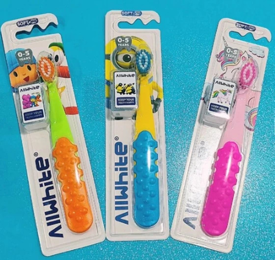 مسواک 0 تا 5 سال ساخت قابدار آل وایت