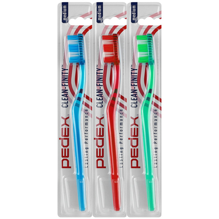 مسواک کلین فینیتی با فرچه متوسط پدکس