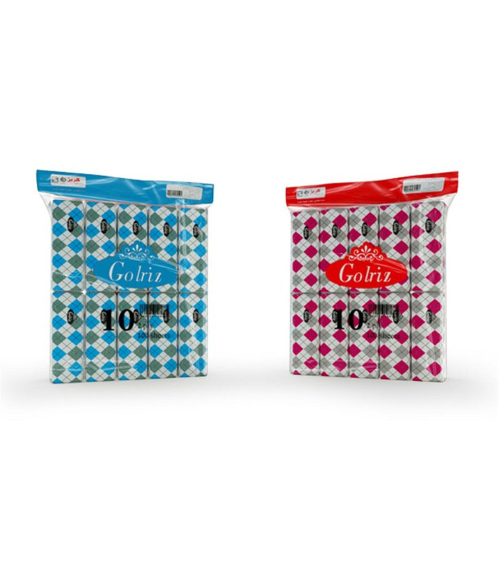 دستمال ۲۰۰ برگ طرح دیاموند ۱۰ عددی گلریز