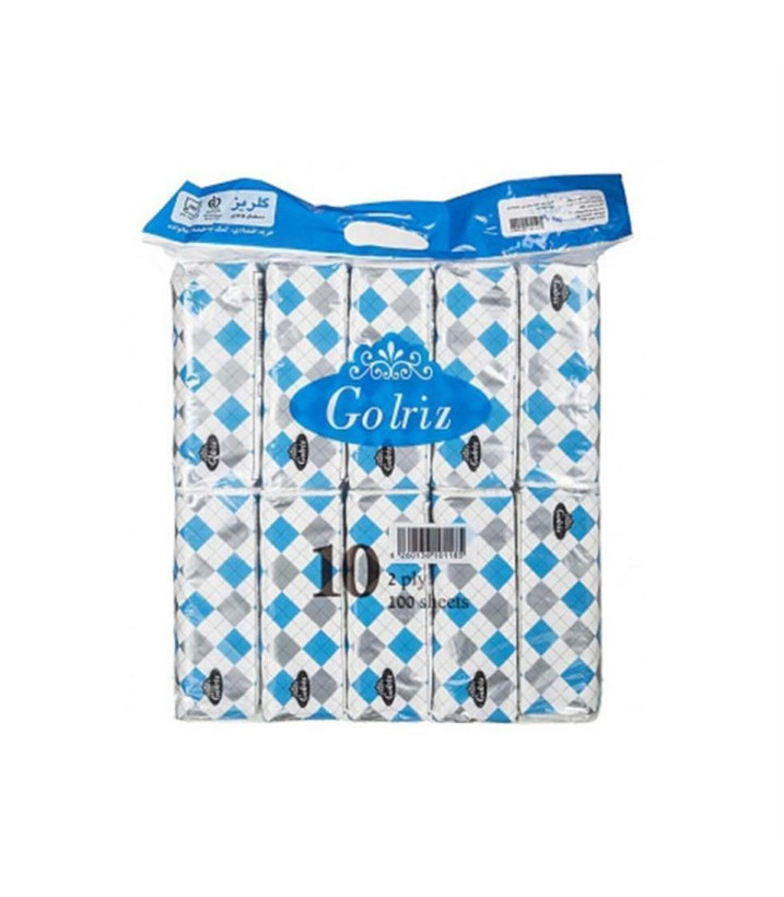 Golriz 200-sheet diamond design napkin, 10 pieces