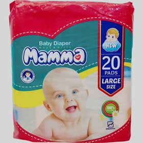 پوشک بچه ماما سایز بزرگ بسته ۲۰ عددی ساده